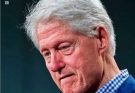 Bill Clinton with tears in their eyes make the sad announcement…